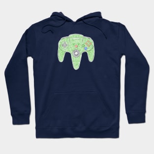 Gamepad SixtyFour - Green Hoodie